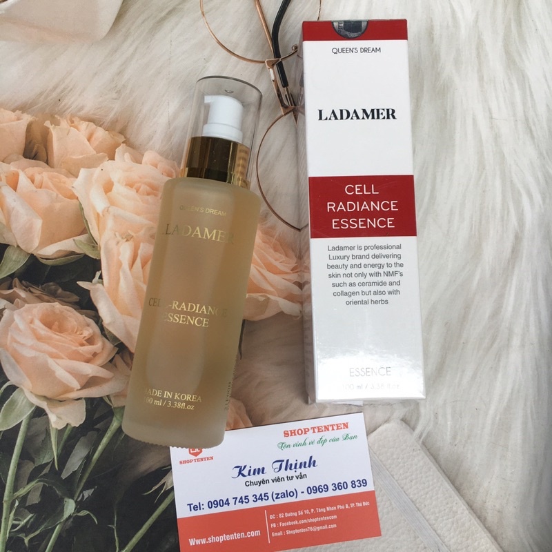 Tinh Chất Vitamin C Ladamer Cell Radiance Esence 100ml Hàn Quốc Dưỡng Trắng, Phục Hồi Khỏe Dài Lâu