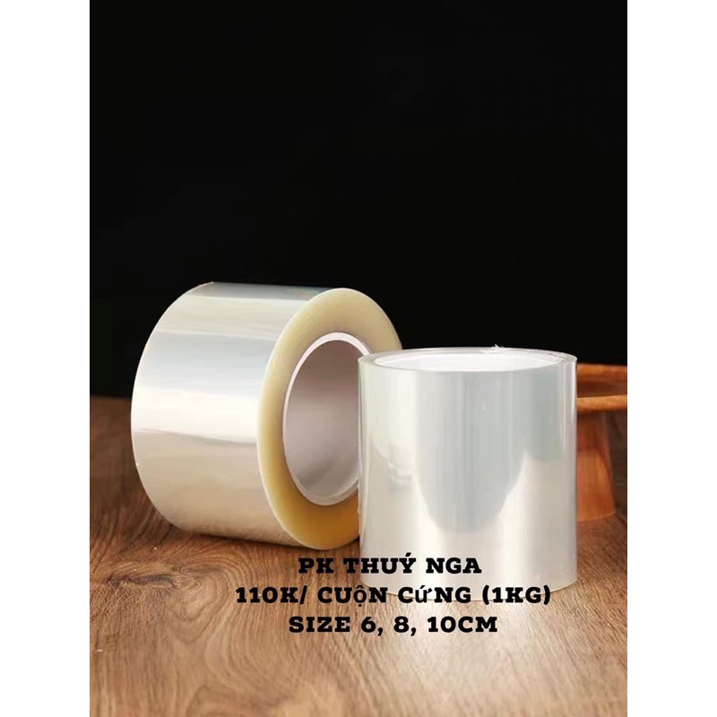 mica quấn thành bánh trong suốt