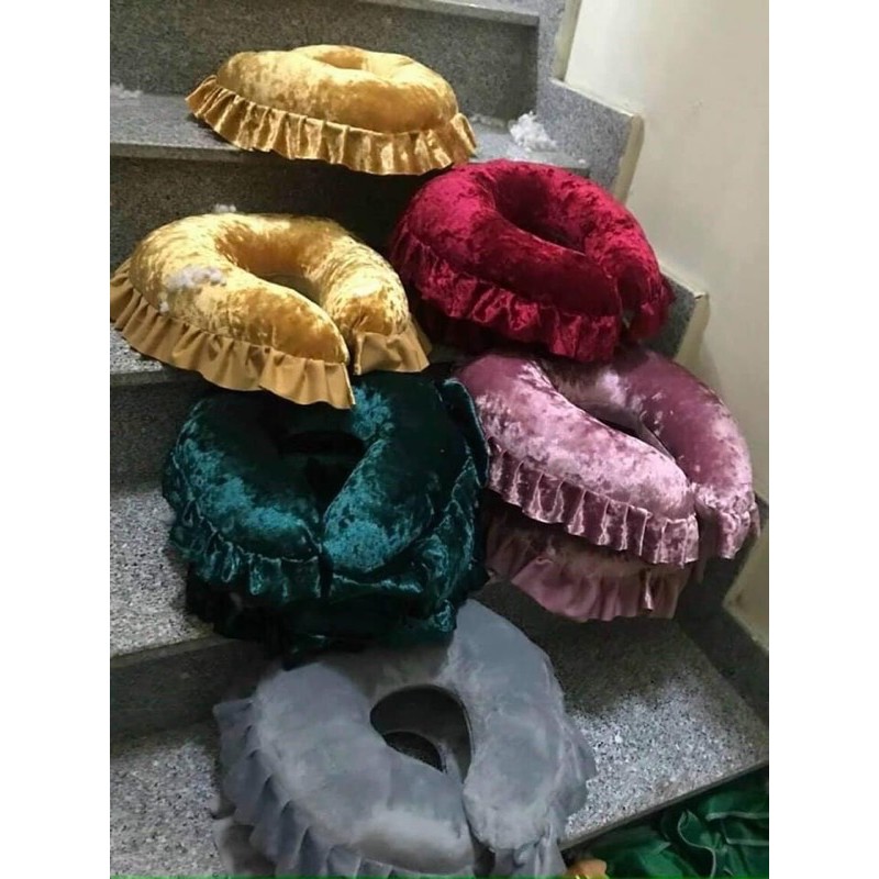 Gối úp mặt spa chất liệu nhung cao cấp