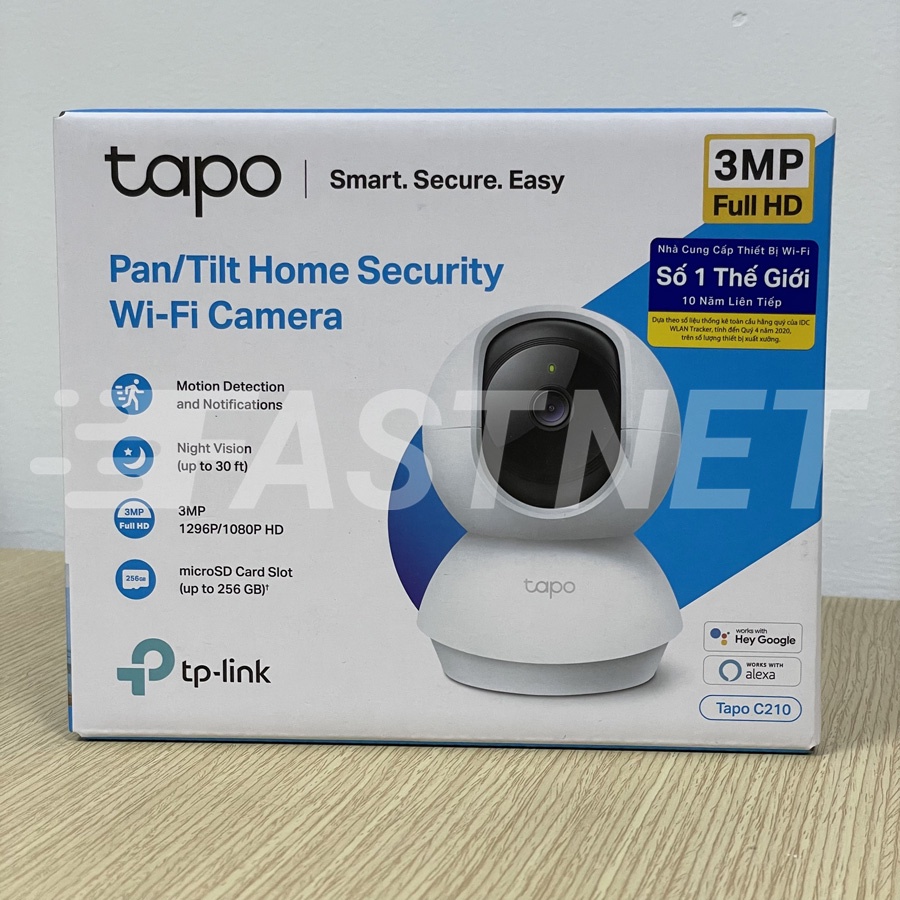 Camera Wifi TP-Link Tapo C200 / C210 Full HD 1080P 360º An Ninh Gia Đình Quay Quét