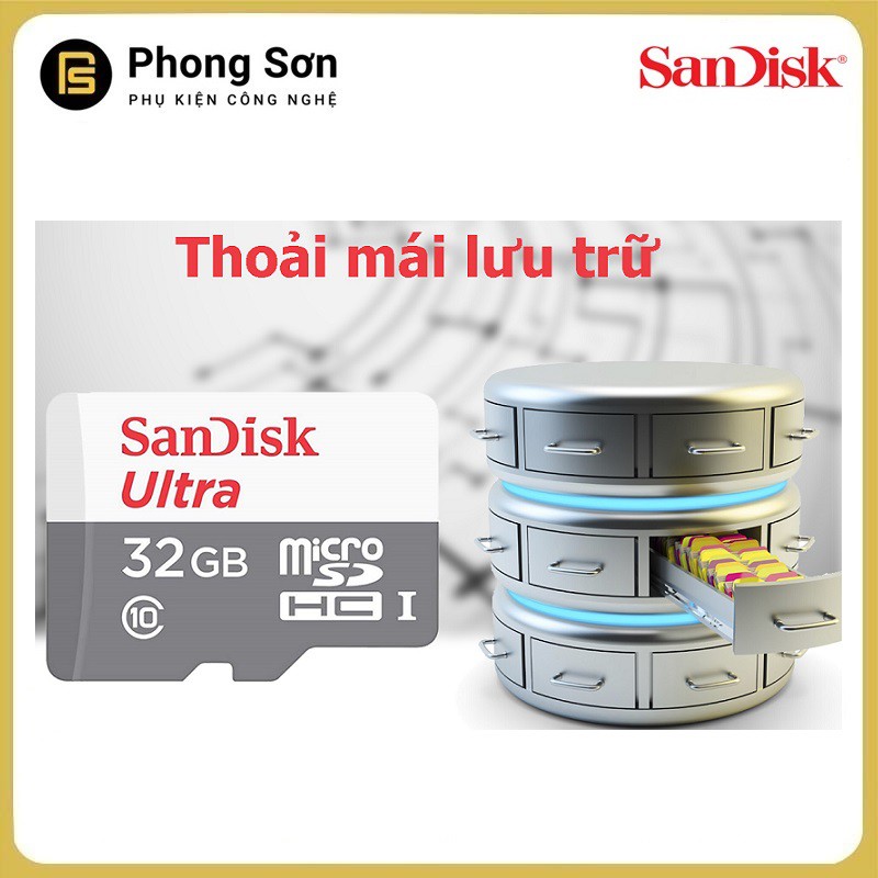 Thẻ nhớ Micro SDHC 32GB Ultra 533x 80mb/s Sandisk | BigBuy360 - bigbuy360.vn