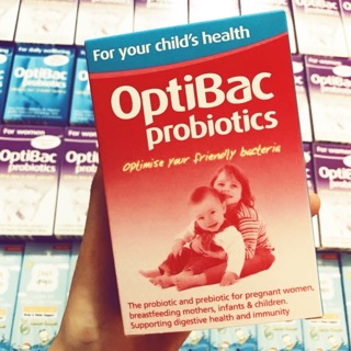 Hộp đựng men vi sinh Optibac hồng