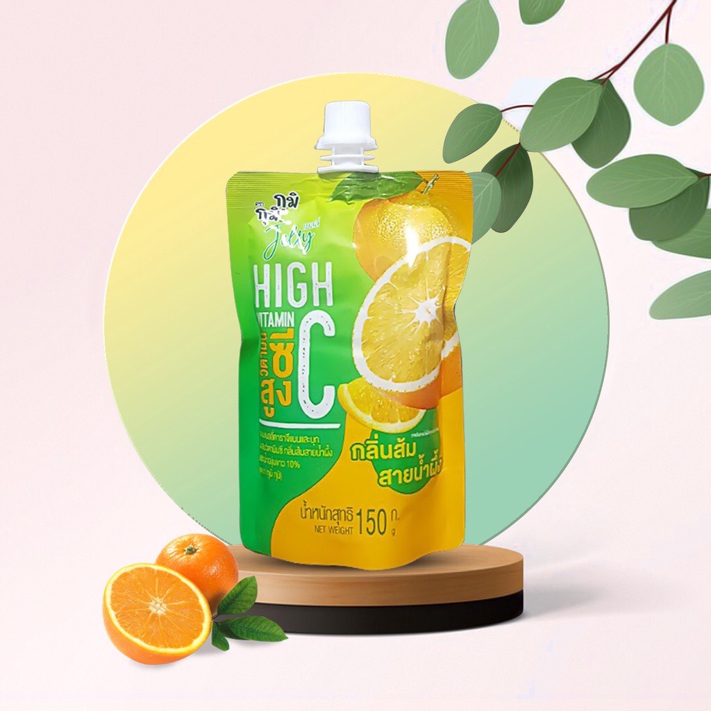 Thùng 36 Túi Nước Thạch Jelly Gumi Gumi Thái Lan Mix Các Vị