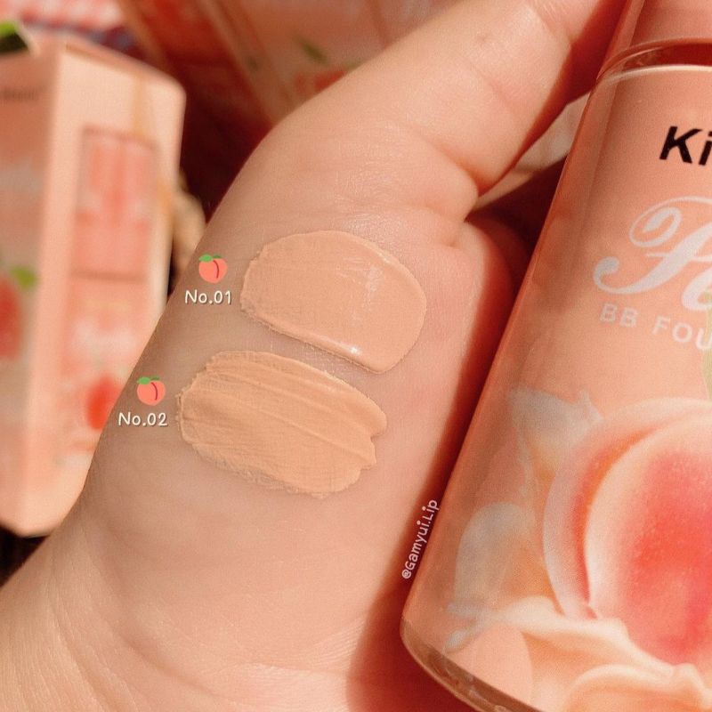 Kem Nền BB Cream PEACH KISS BEAUTY — Kem Nền Che Khuyết Điểm, Chống Nắng Đào KISS BEAUTY