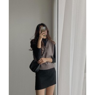 Áo ghile len trơn basic