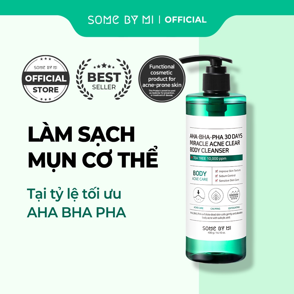 Sữa Tắm Some By Mi AHA-BHA-PHA 30 Days Miracle Acne Clear Body Cleanser