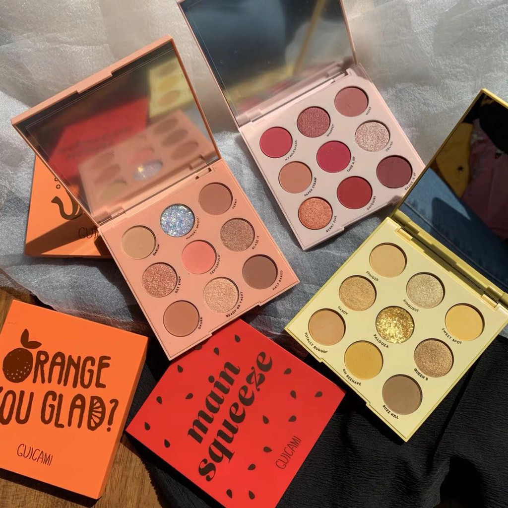 Bảng phấn mắt 9 màu không thấm nước ngọt ngào