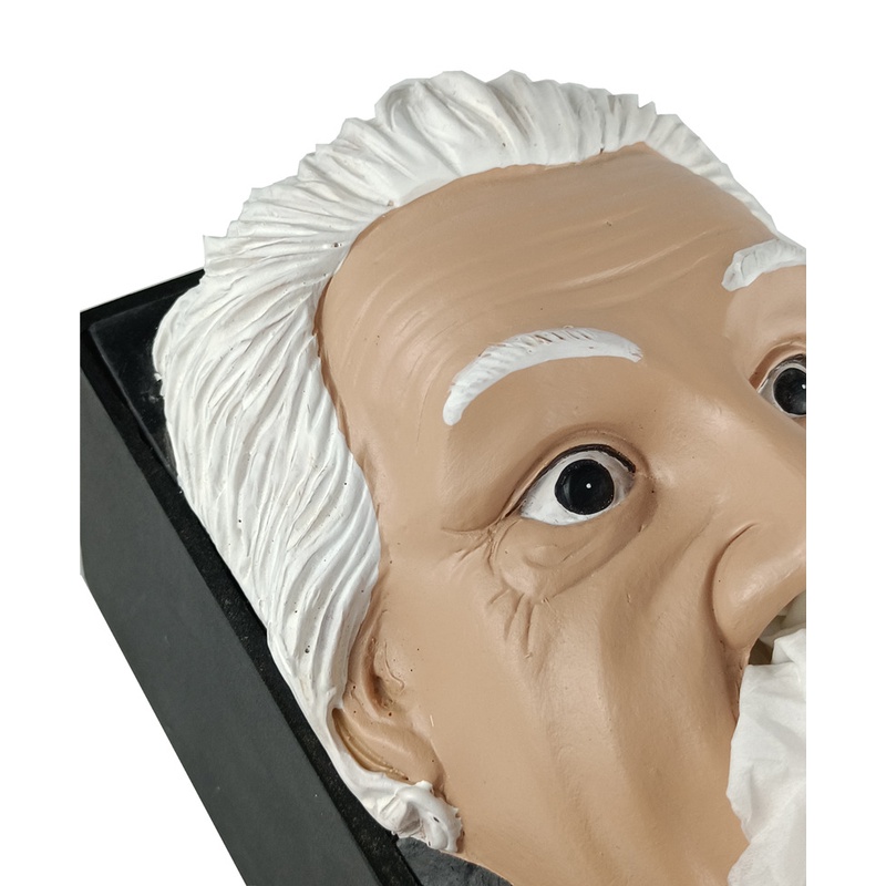 Tượng Rút Khăn Giấy Decor Nhà Cửa, Quán Ăn Hình Albert Einstein