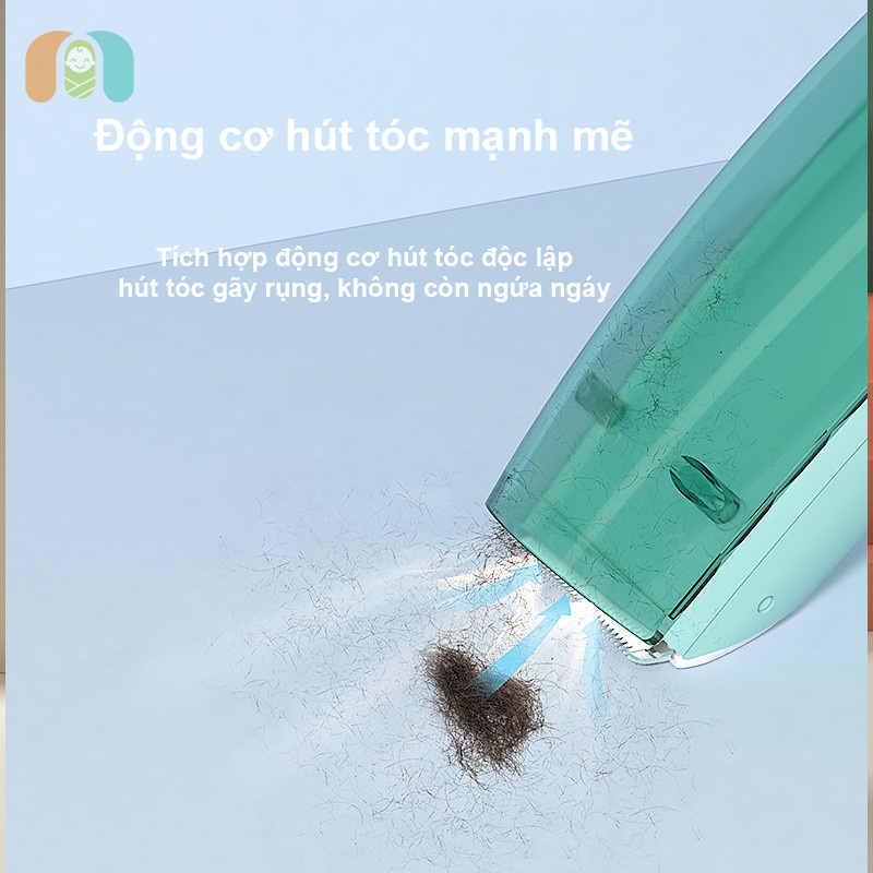 Tông đơ trẻ em MISUTA  an toàn ,tự hút tóc ,chống nước bền đẹp chính hãng,có bảo hành