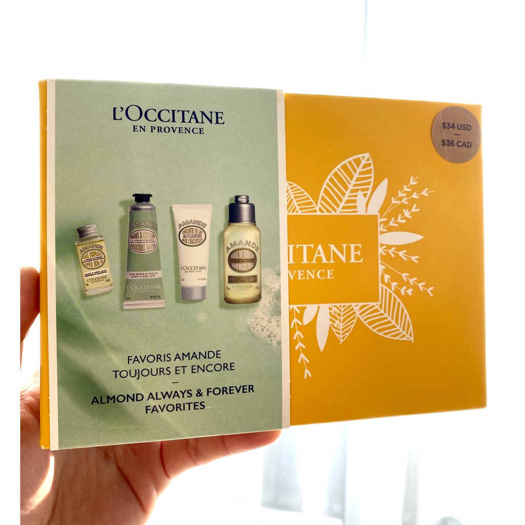 [BILL US/FR] Bộ 4 món L'OCCITANE Almond Always & Forever Discovery Kit, Limited Edition (NEW 2020)