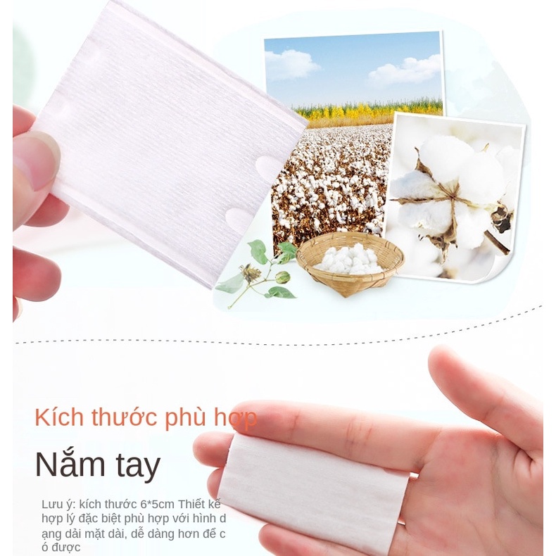 Bông Tẩy Trang Cotton Pads 3 lớp 222 miếng Dày Dặn 5x6cm