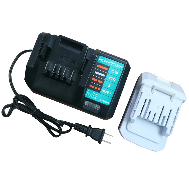 Bộ sạc 14.4V-18V DC18WA cho Maktec MAKITA DC18SG DC1851 BL1813G BL1415G BL1815G BL1413G UH522D UM167D UR180D -US Plug