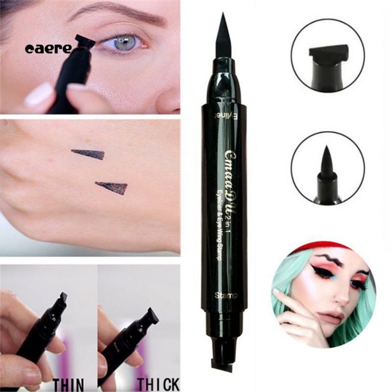 Bút Kẻ mắt eyeliner 2 đầu lâu trôi, chống nước