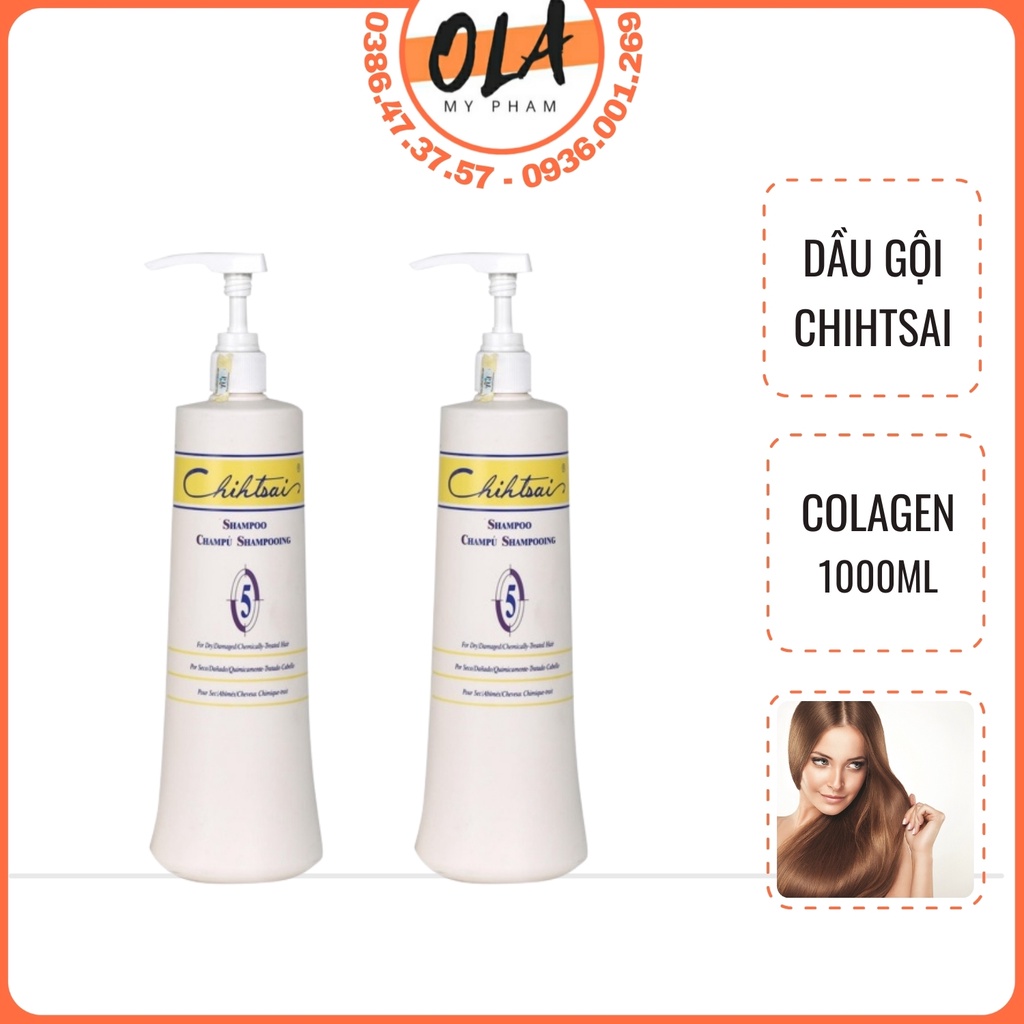 Dầu gội đầu phục hồi Chihtsai số 5 1000ml - mỹ phẩm ola