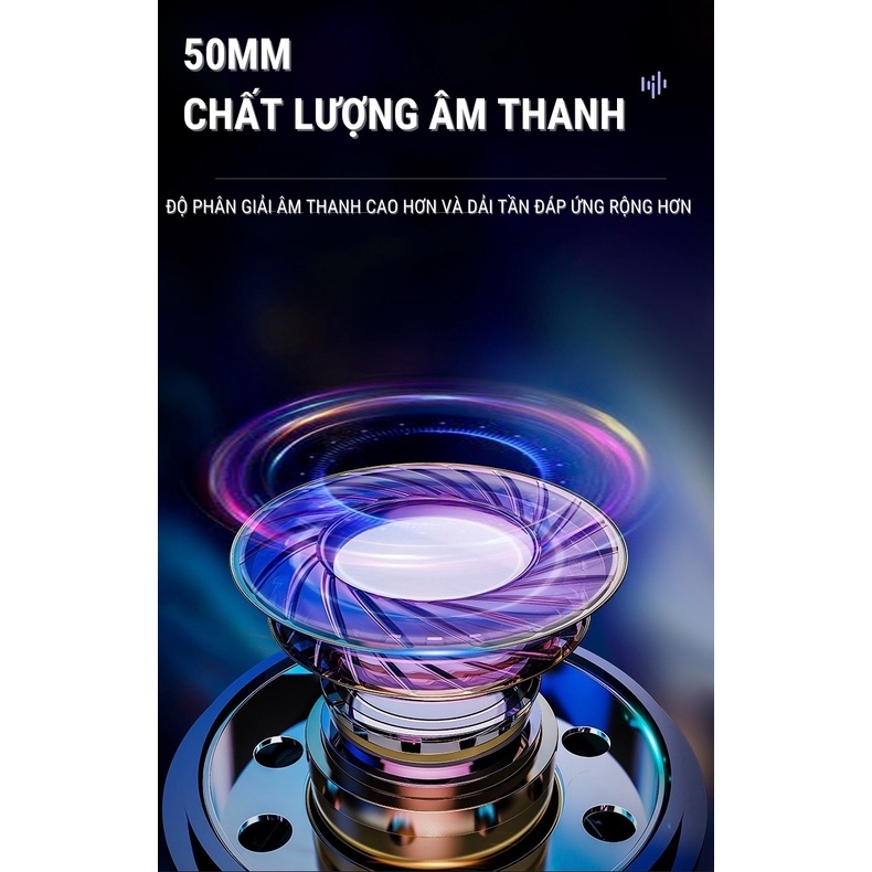 Tai nghe chụp tai có micro chuyên game Panstan PSH-400 phiên bản mới | Led RGB ngầu, micro khử ồn cao, âm thanh vòm 7.1