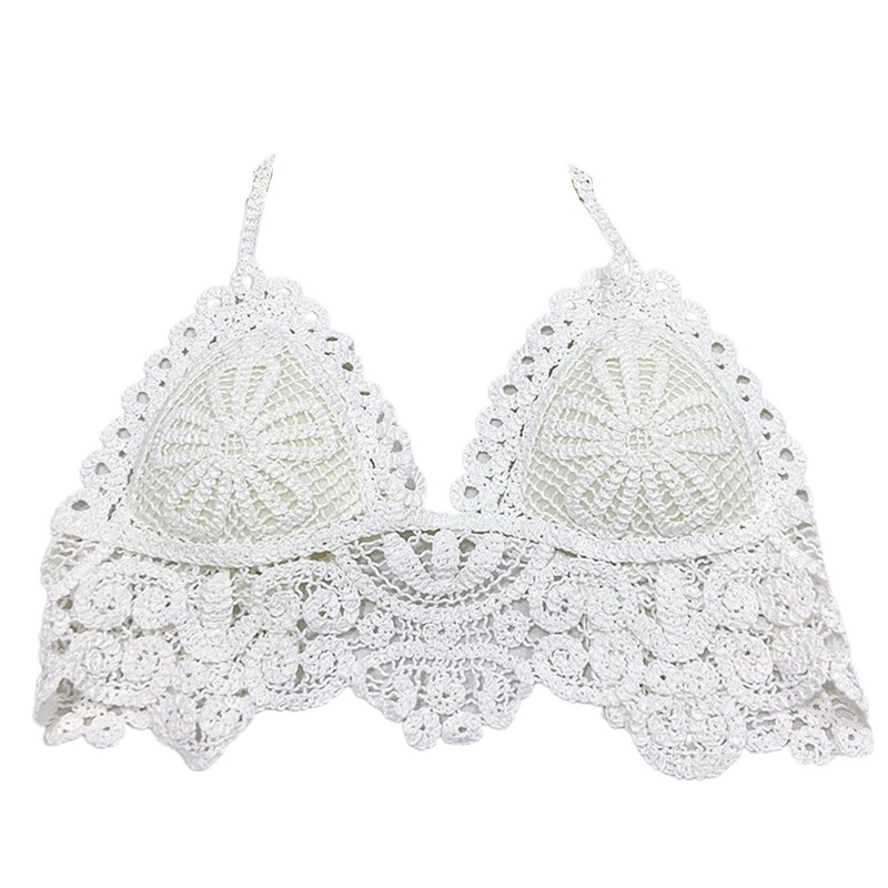 Áo Croptop Dệt Kim Phong Cách Boho Quyến Rũ Dành Cho Nữ