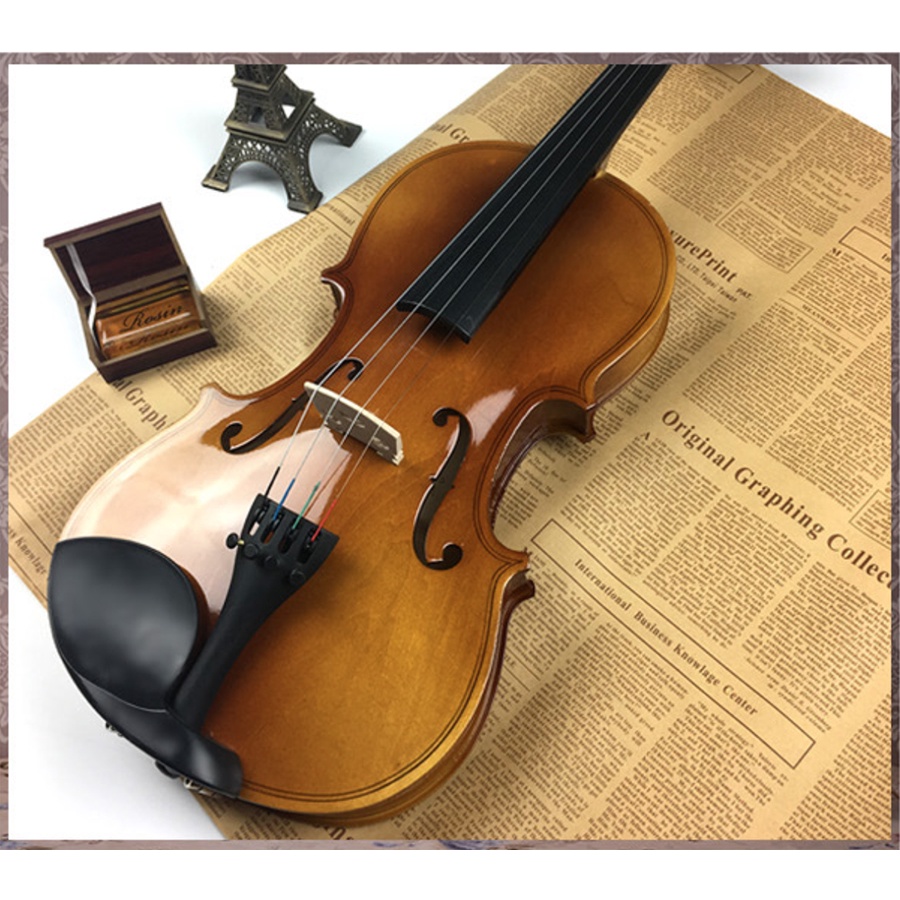 Đàn Violin Woim Size 4/4 Màu Nâu Đỏ Dành Cho Các Bạn Mới Học Chơi - HÀNG CÓ SẴN