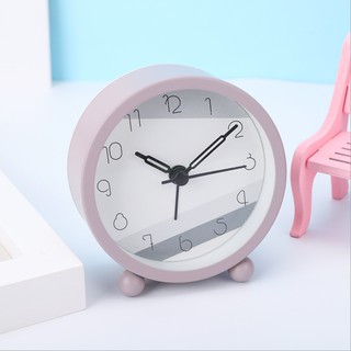Đồng hồ báo thức thiết kế đơn giản nhiều màu đa dạng cỡ 3 inch tiện dụng