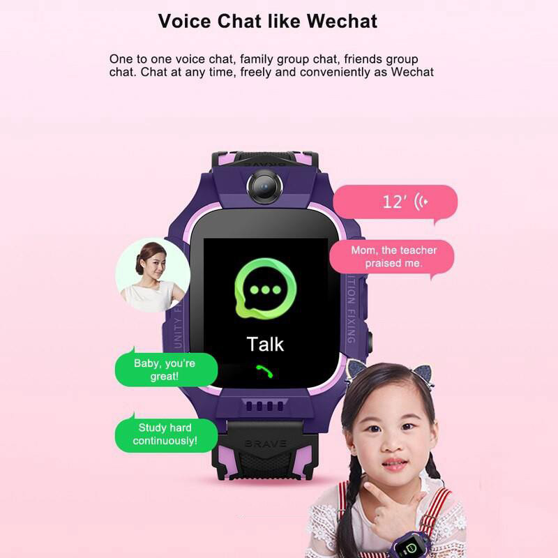 Đồng hồ thông minh Q19 có thể gọi điện thoại / định vị / SOS chống thất lạc với màn hình cảm ứng cho trẻ em