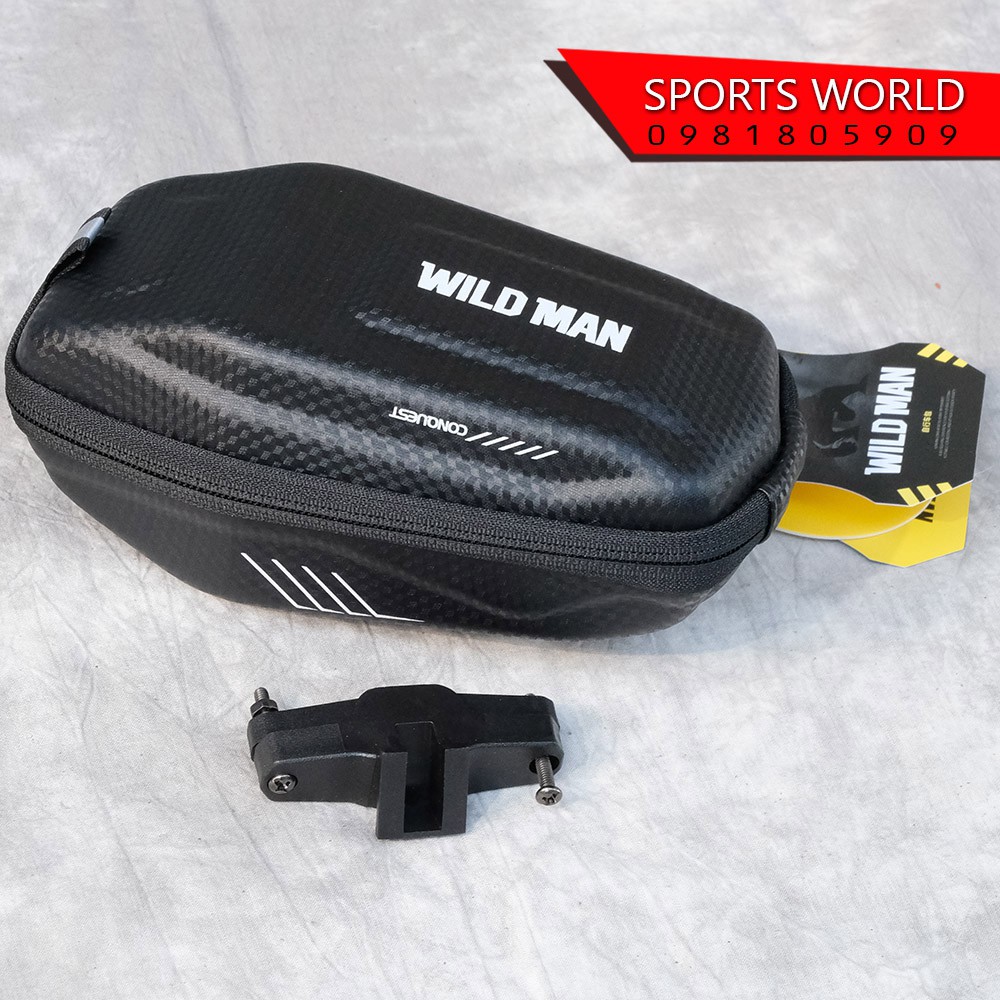 Túi xe đạp E7 WILDMAN treo cốt yên chống nước, chống sốc