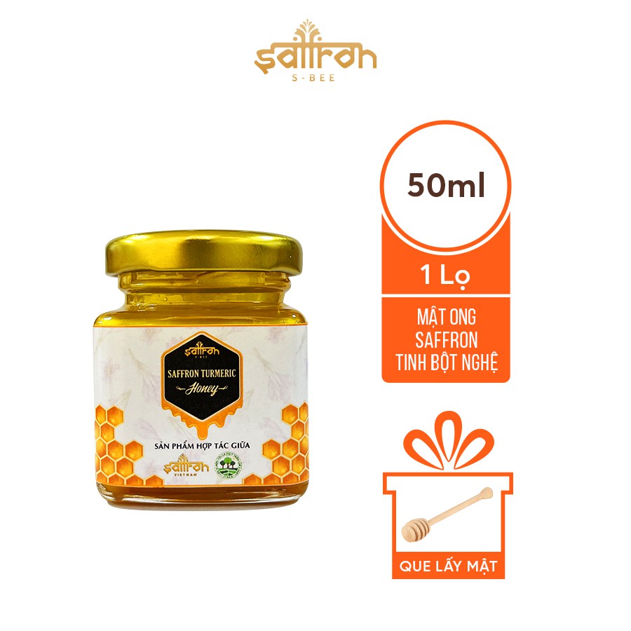 Mật ong saffron tinh bột nghệ 50ml/lọ