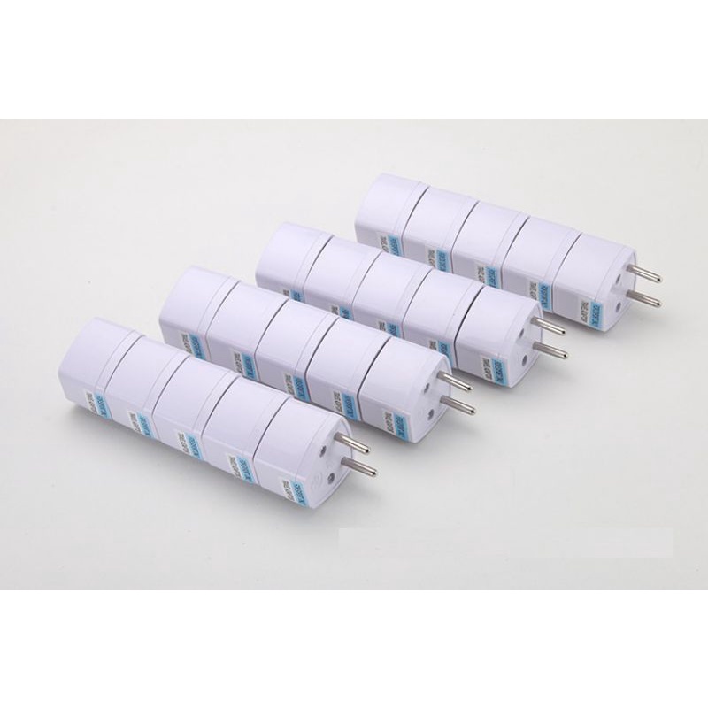 Bộ chuyển đổi ổ cắm 3 chấu thành 2 chấu (loại rẽ),,