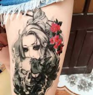 Hình Xăm Dán ( ozagoa 18+ và thần chết)