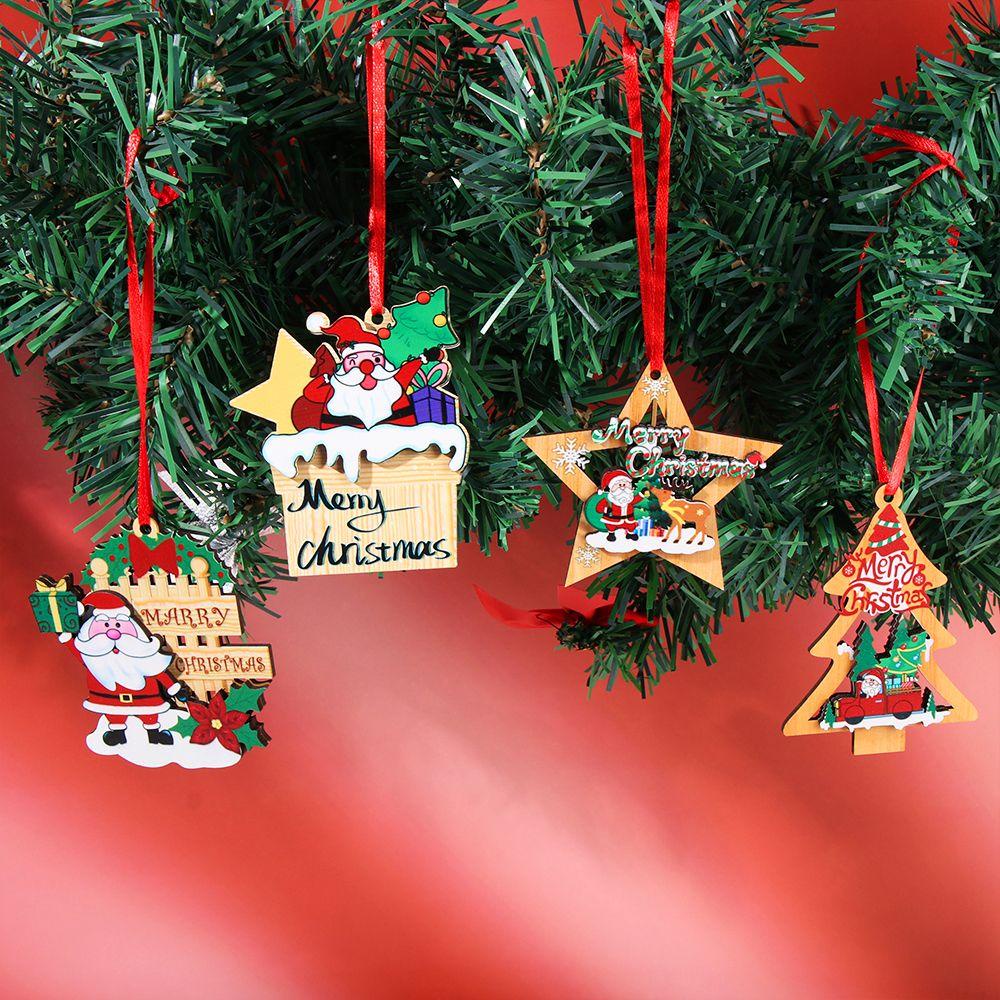 BORAG Dây Treo Trang Trí Giáng Sinh Hình Ông Già Noel
