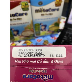 Bột Ăn Dặm Metacare Tôm Phomai Củ Dền
