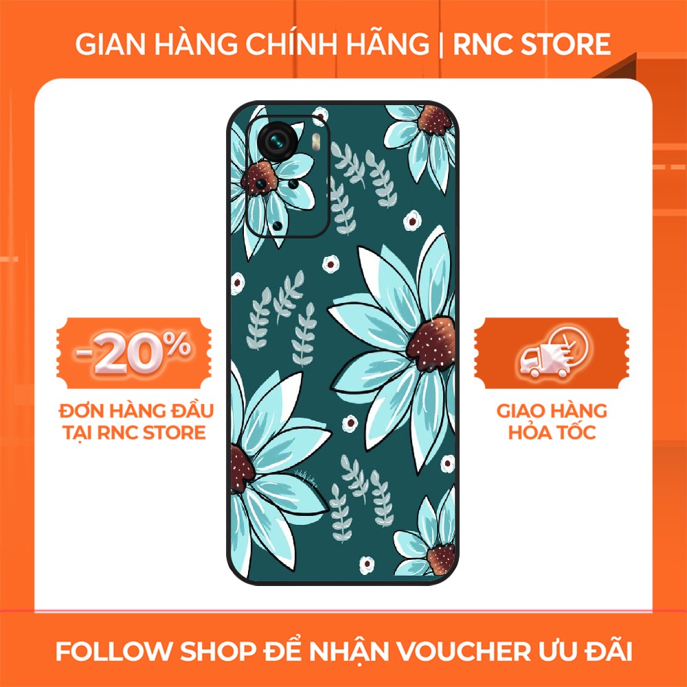 Ốp lưng Xiaomi Redmi 10/Redmi 9T/Poco X3/....dẻo cạnh vuông bảo vệ camera hình Hoa lá BST2