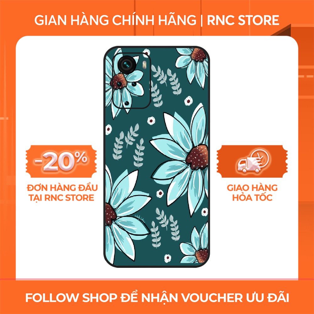 Ốp lưng Xiaomi Redmi 10/Redmi 9T/Poco X3/....dẻo cạnh vuông bảo vệ camera hình Hoa lá BST2