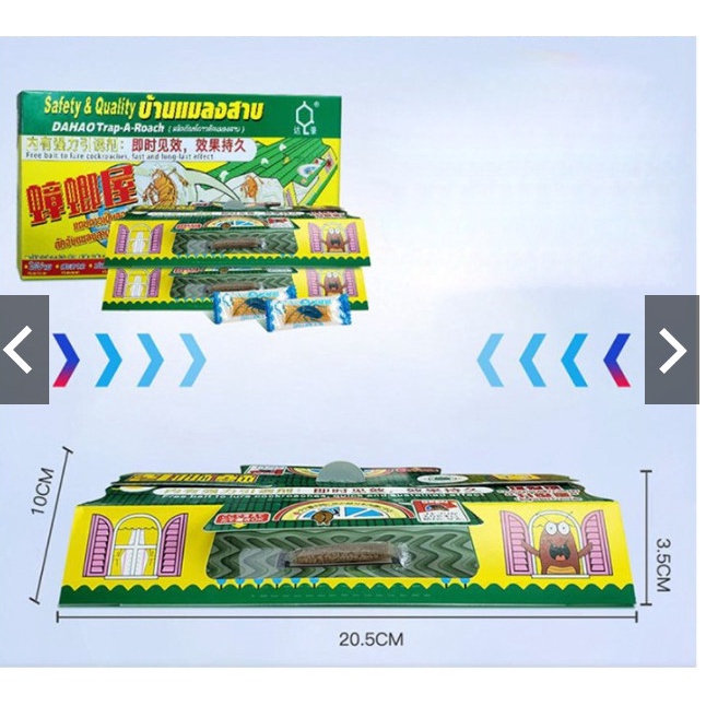 Bẫy Gián HOI-HOI từ Nhật Bản với tính năng bắt dính cực mạnh, bắt gián với mồi hữu cơ, không độc hại môi trường