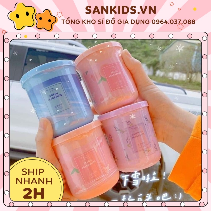 Sáp thơm phòng khử mùi phòng ngủ nhà vệ sinh toilet, ô tô với 5 mùi hương tự nhiên 190g siêu tiện lợi