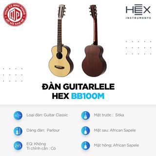 Đàn guitar classic Hex BB100M Hàng chính hãng
