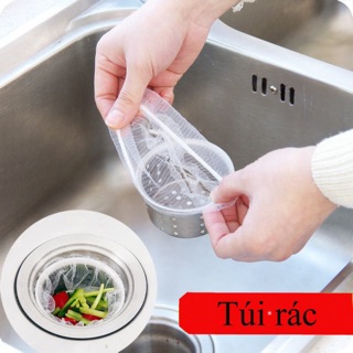 Set 50 Túi lưới lọc rác bồn rửa chén