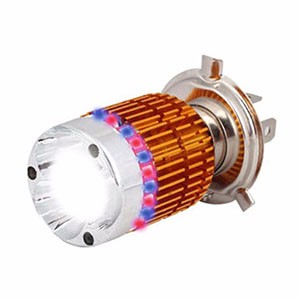 Đèn pha xe máy, đèn Led 7 màu chân H4 ánh sáng đẹp phù hợp với nhiều loại xe BẢO HÀNH 3 THÁNG