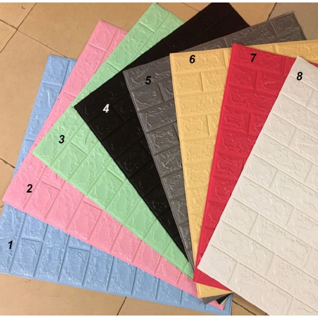 Xốp Dán Tường 3D Giả Gạch Chống Ẩm Cách Nhiệt 70x77cm Dày 3,5mm | BigBuy360 - bigbuy360.vn