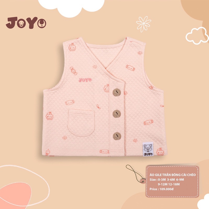 Joyo - Áo gile trần bông bé trai gái