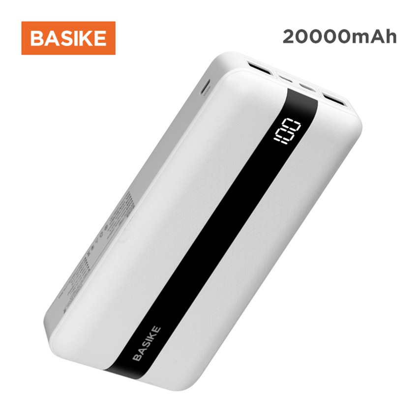 Pin Sạc Dự Phòng Basike SK-PT66 20000mAh Có Màn Hình Đèn LED