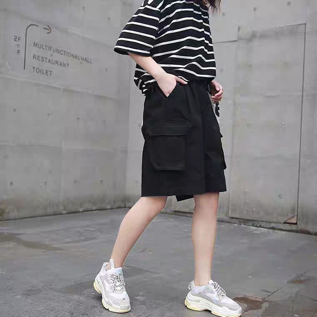 Quần Short Kaki Túi Hộp Unisex Nam Nữ - Leevin Store | BigBuy360 - bigbuy360.vn