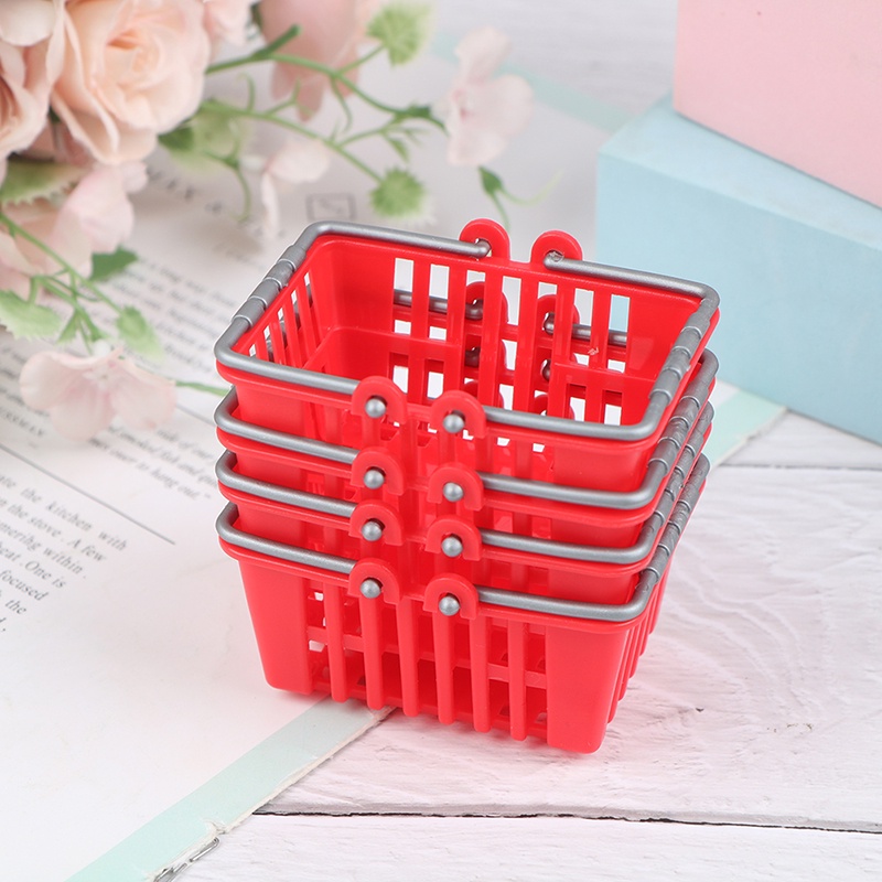 Mô Hình Giỏ Mua Sắm Mini Trang Trí Nhà Búp Bê