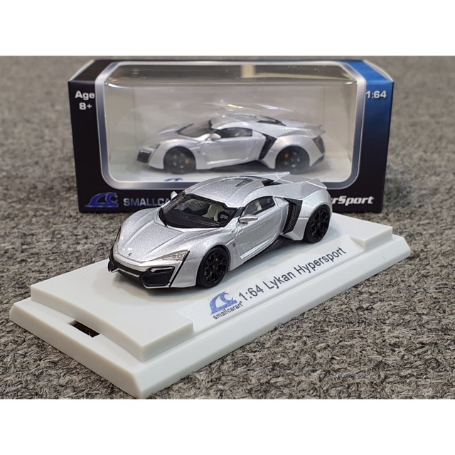 Xe Mô Hình Lykan Hypersport 1:64 Smallcarart ( Bạc )