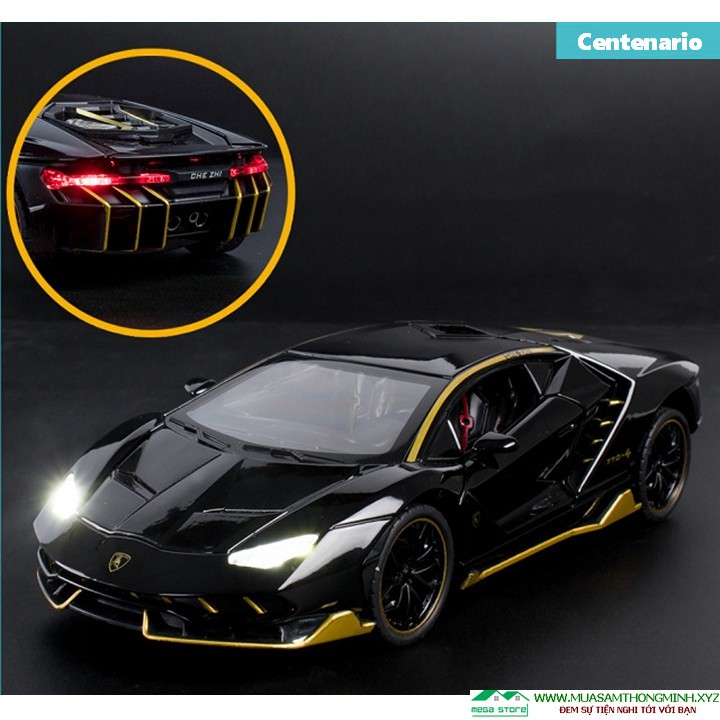 Siêu Xe Lamborghini Centenario LP770 4 Mô Hình Bằng Hợp Kim - Tỷ Lệ 1:32