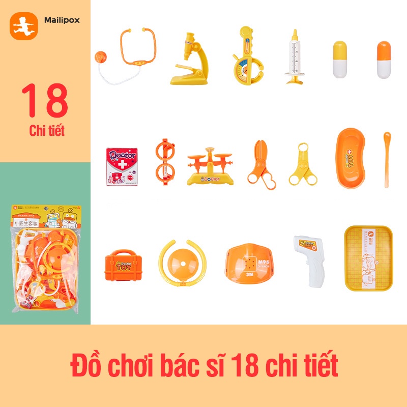 Bộ đồ chơi bác sĩ cho bé