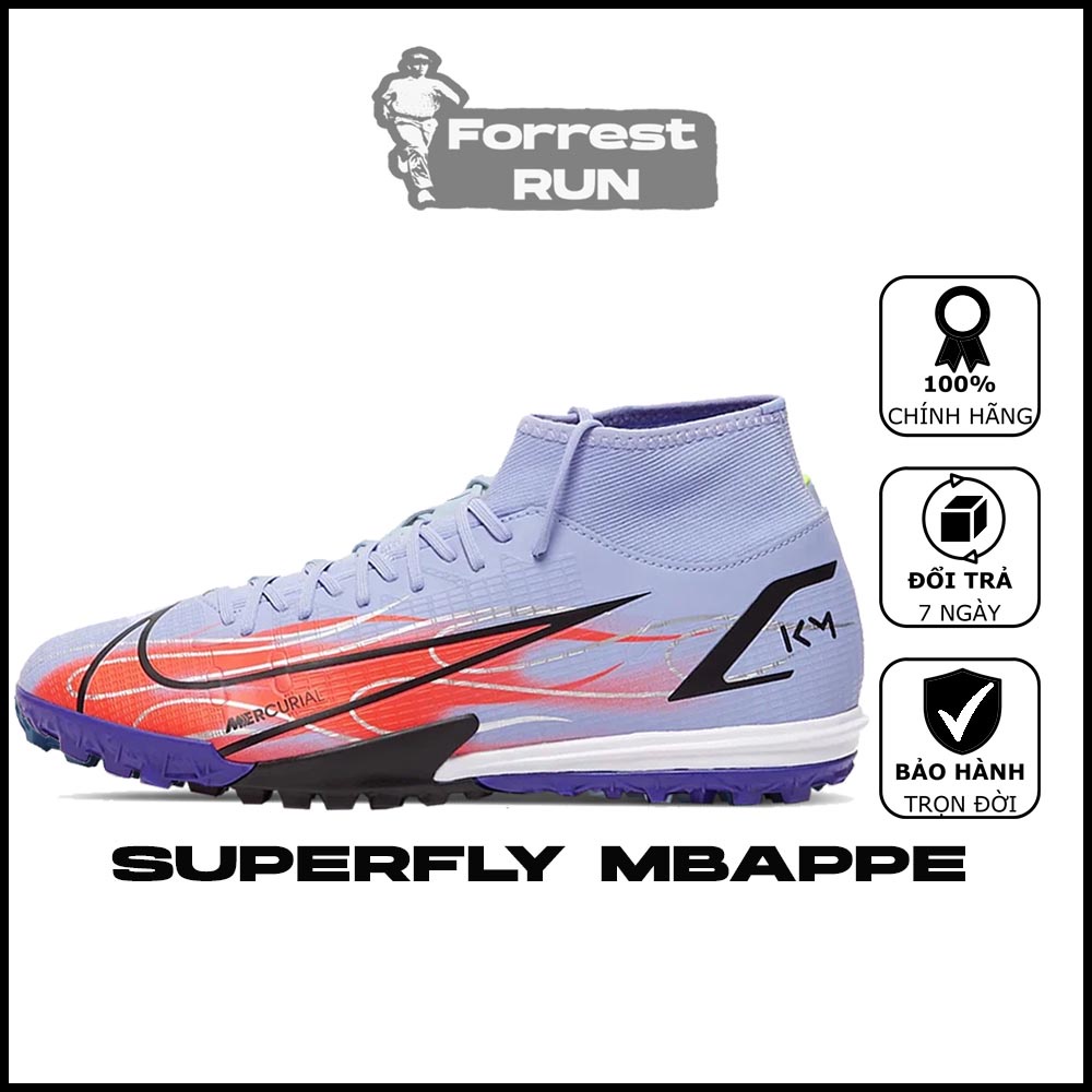 Giày bóng đá cao cổ nam MERCURIAL SUPERFLY MBAPPE DB2868-506