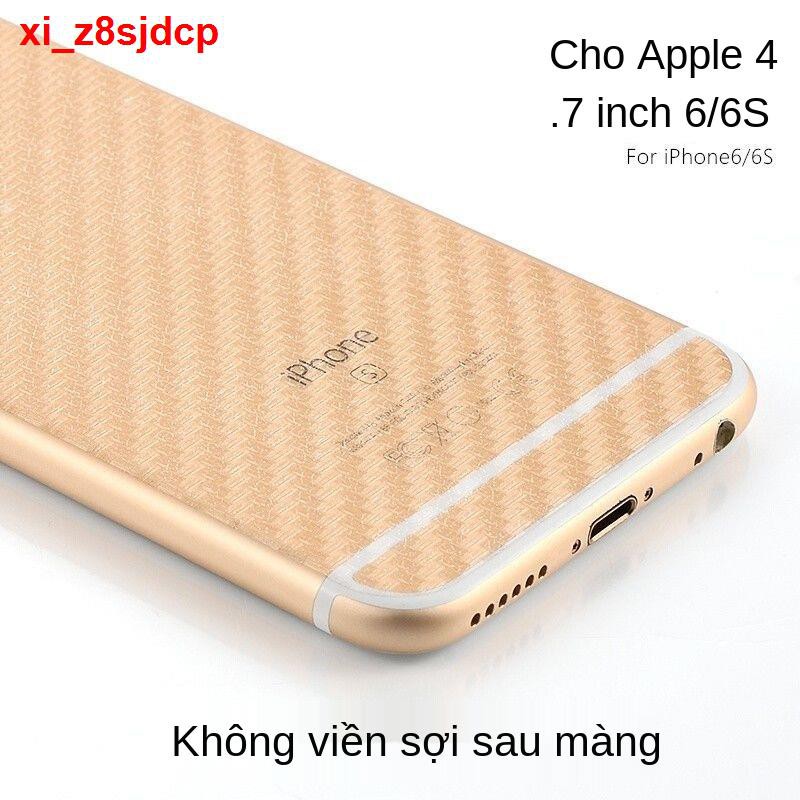 iPhone 7 Dán lưng phim iPhone7Plus vân carbon, chống xước, bảo vệ mặt trong suốt