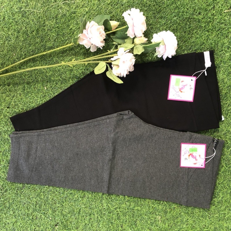 Quần bầu LỬNG cạp chéo cotton trơn co giãn 4 chiều