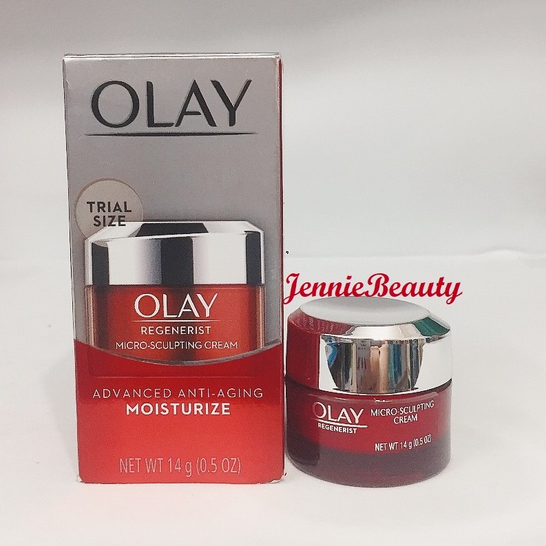 [Hàng USA] Kem dưỡng ẩm chống lão hoá Olay Regenerist Advance Anti-Aging Micro Sculpting Cream (Trial Size 14g)