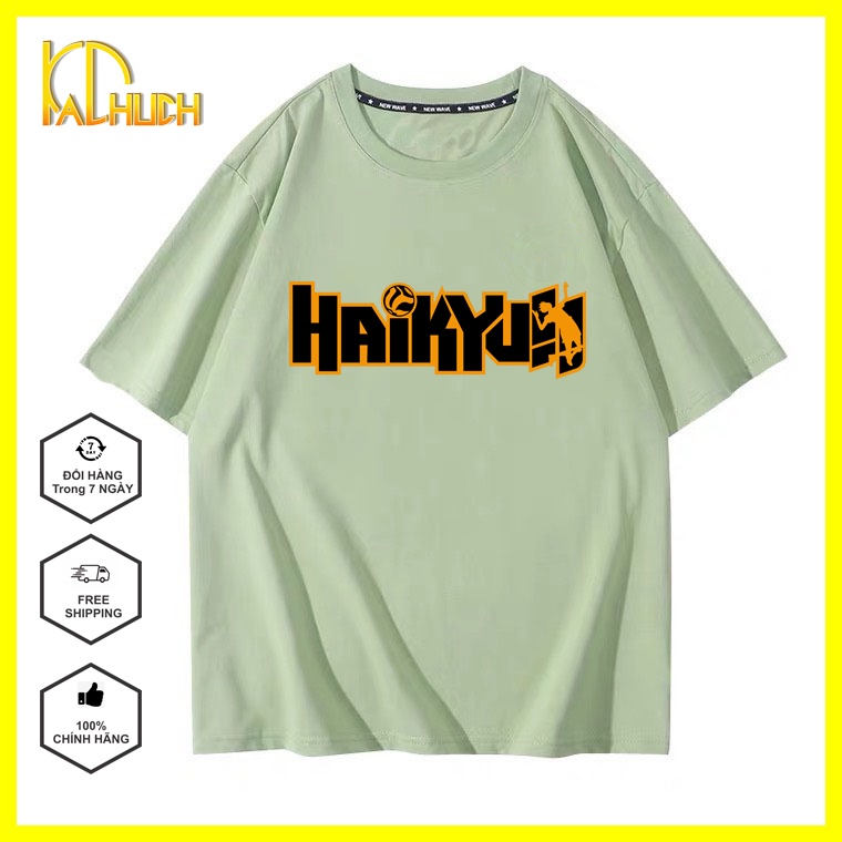 ÁO THUN NAM NỮ UNISEX TAY LỠ FORM RỘNG IN HAIKYUU SIÊU HOT