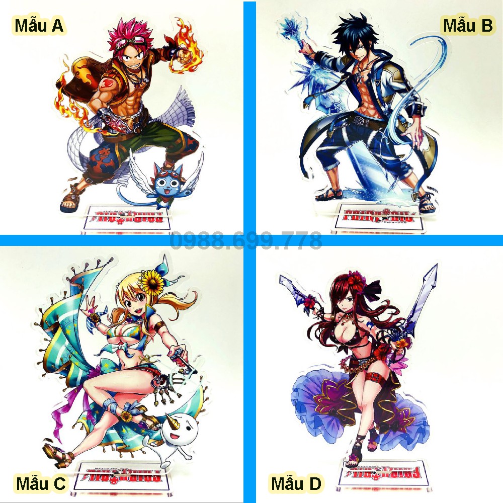 Mô hình standee để bàn Fairy Tail